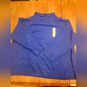NWT Ava & Viv Funnel Neck Sweater, Royal Blue, size 4X